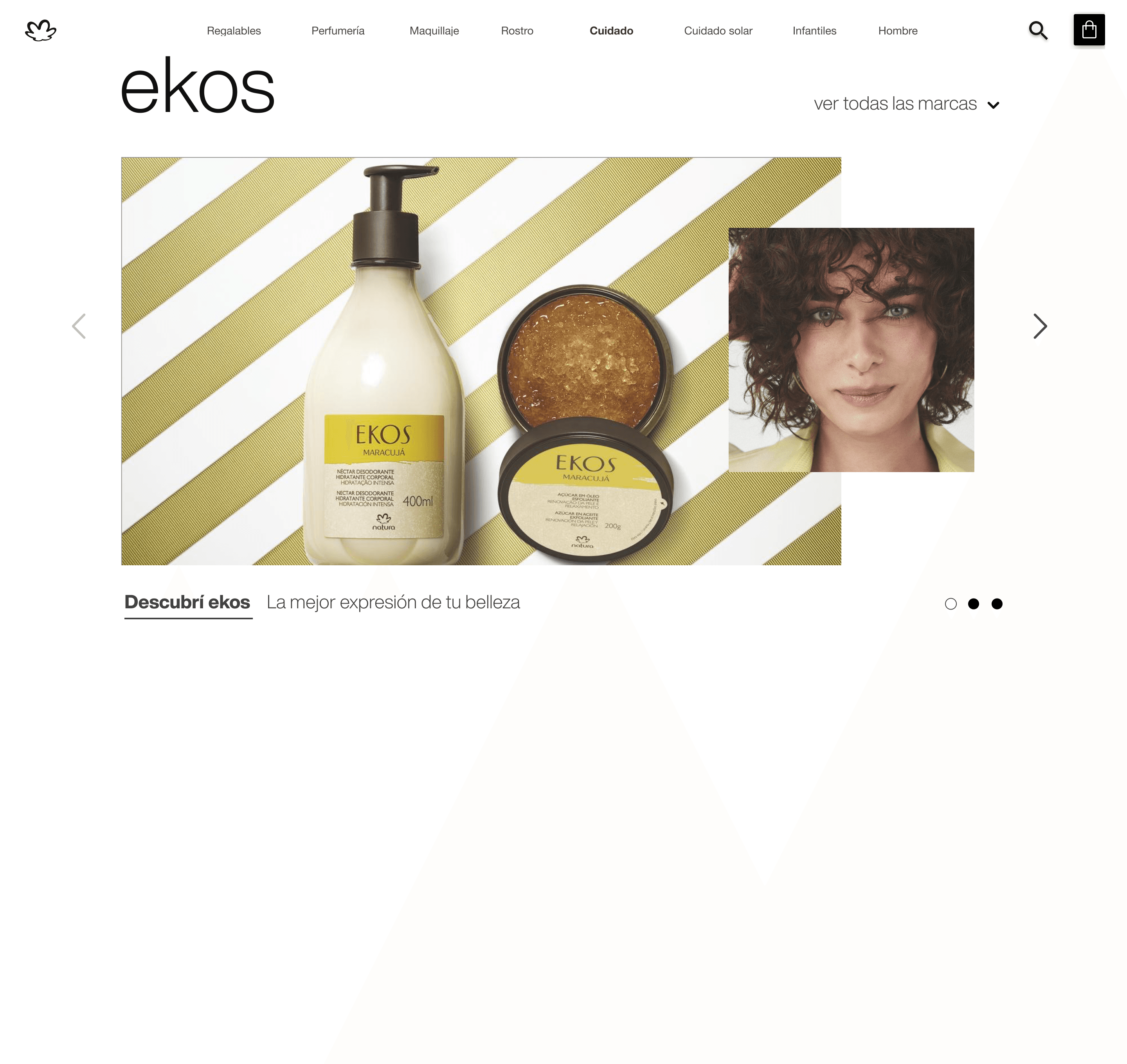 Home carousel — Ekos