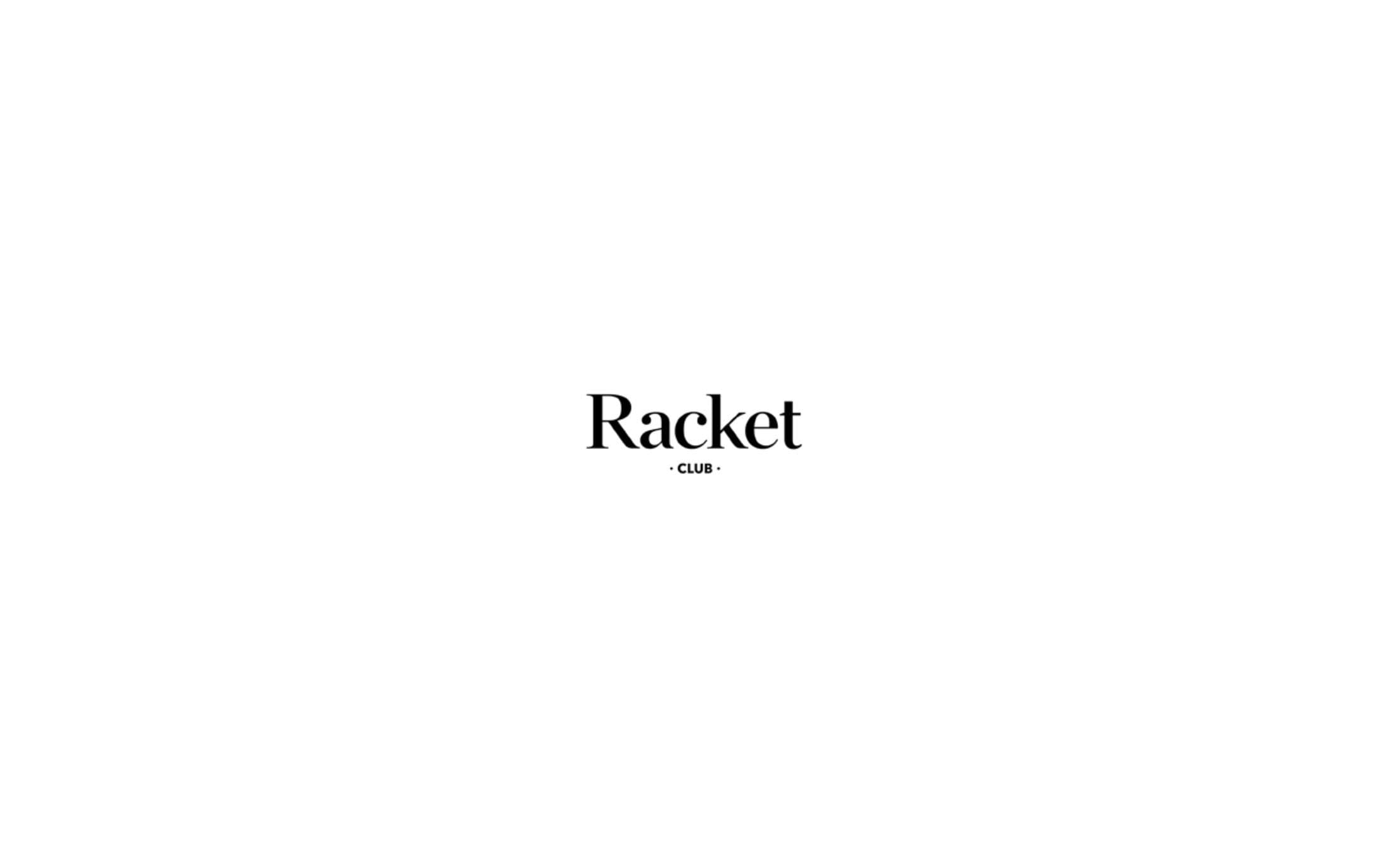 Racket Club — Branding, web design, image 1