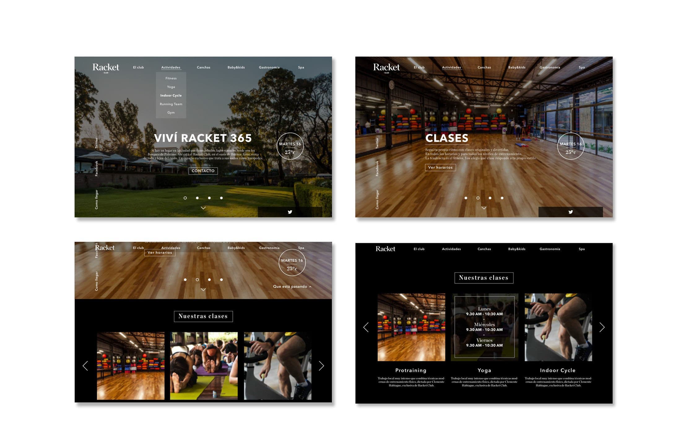 Racket Club — Branding, web design, image 3