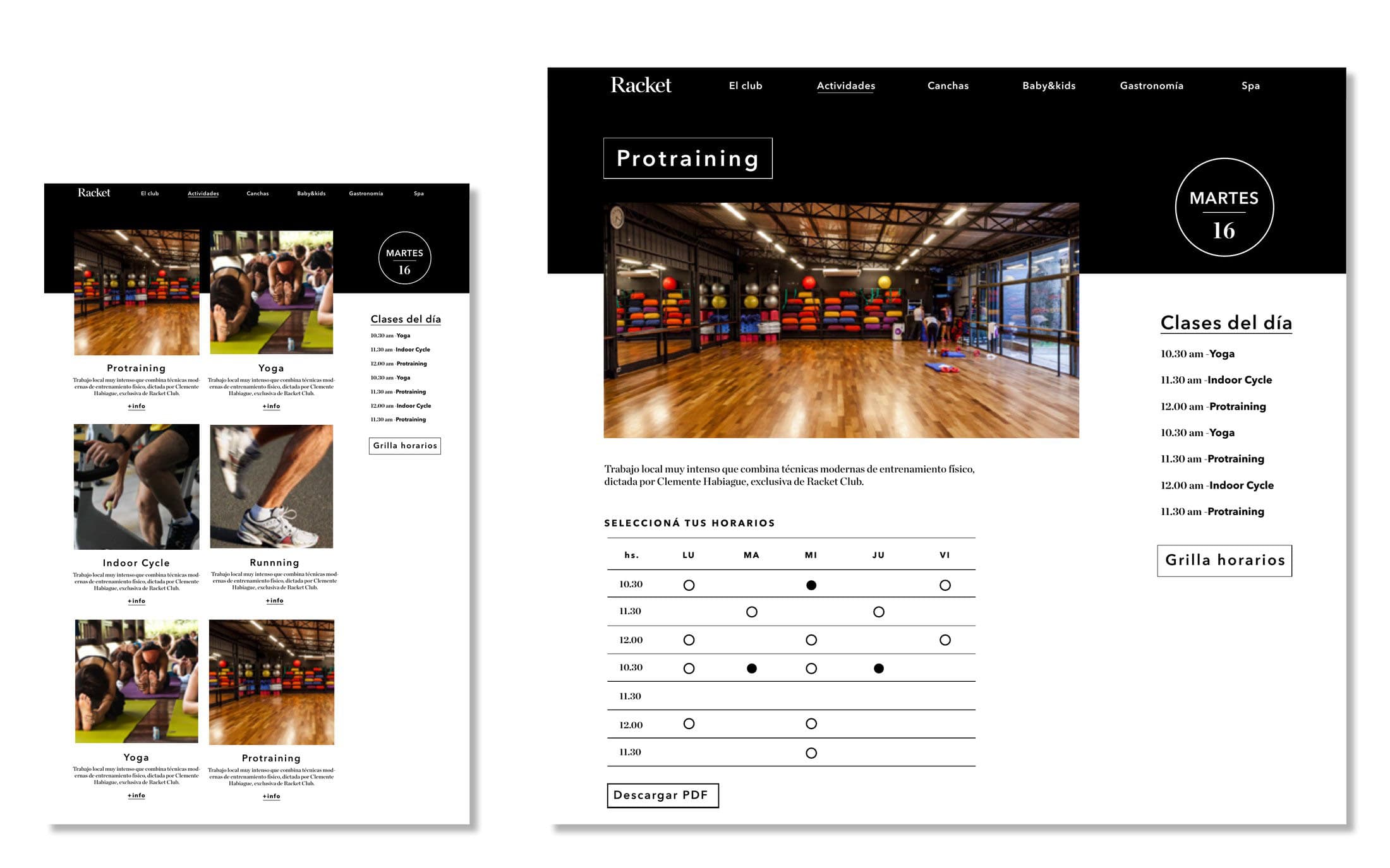 Racket Club — Branding, web design, image 4