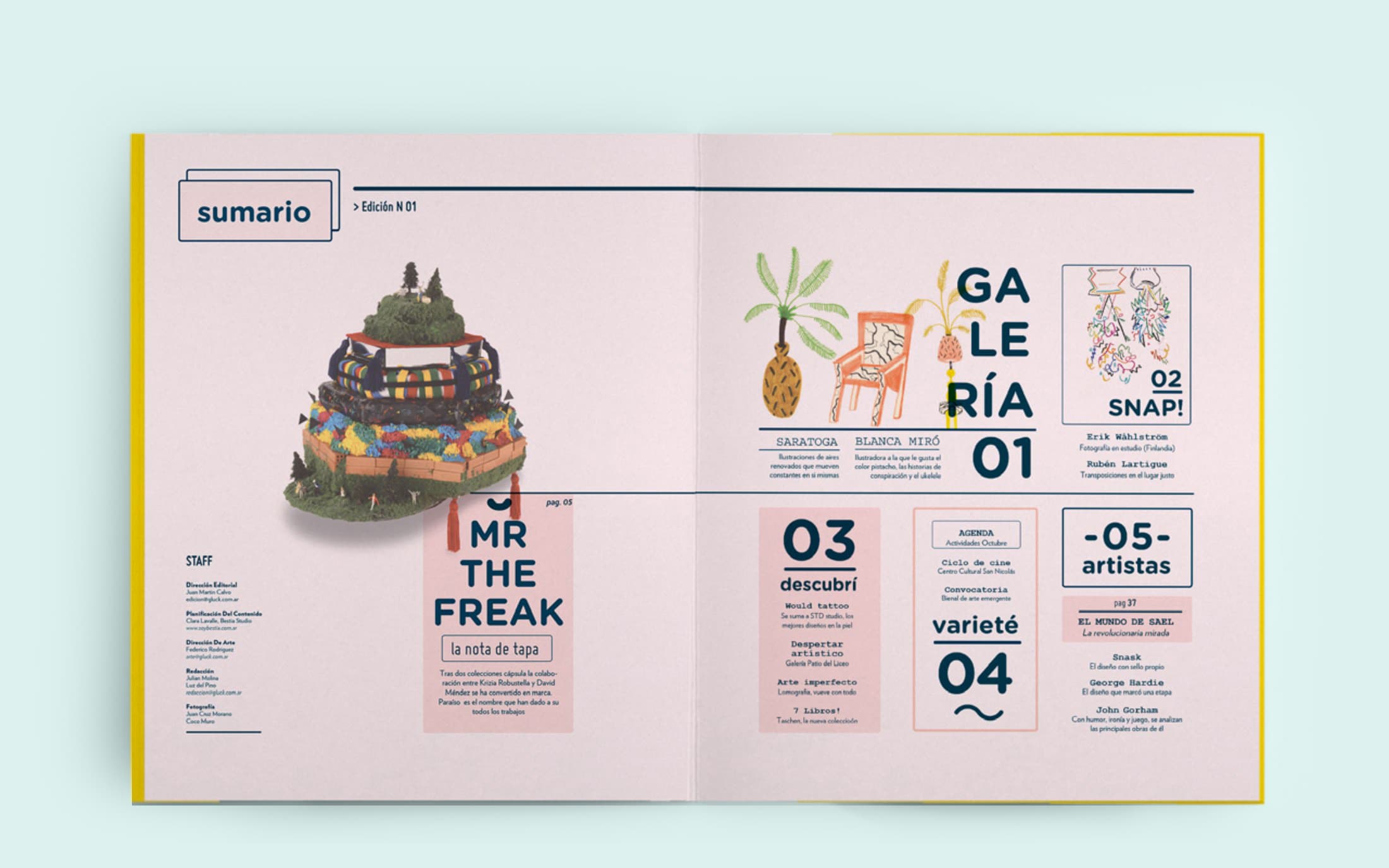 Gluck Magazine — Editorial design, art direction, image 4