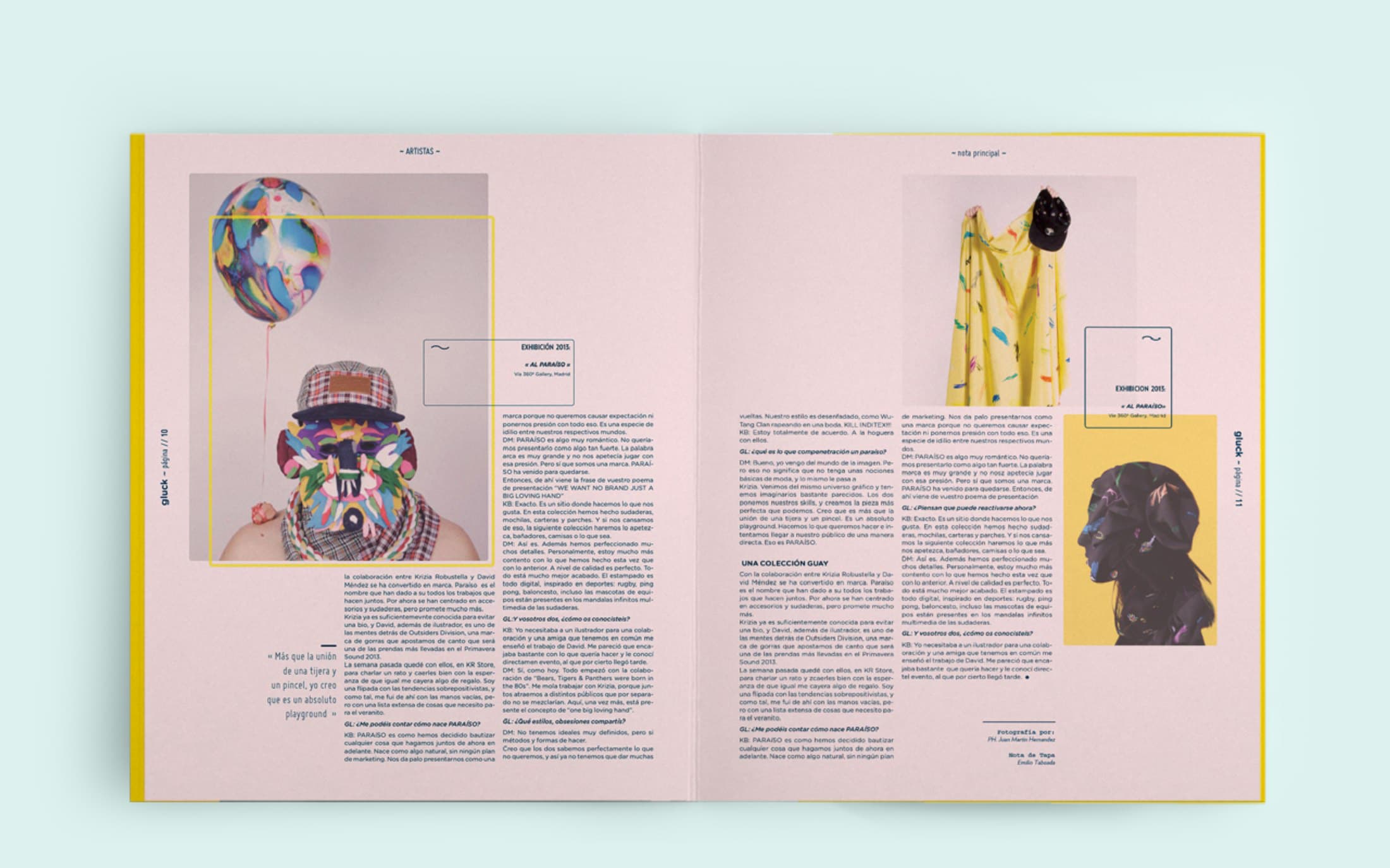 Gluck Magazine — Editorial design, art direction, image 7