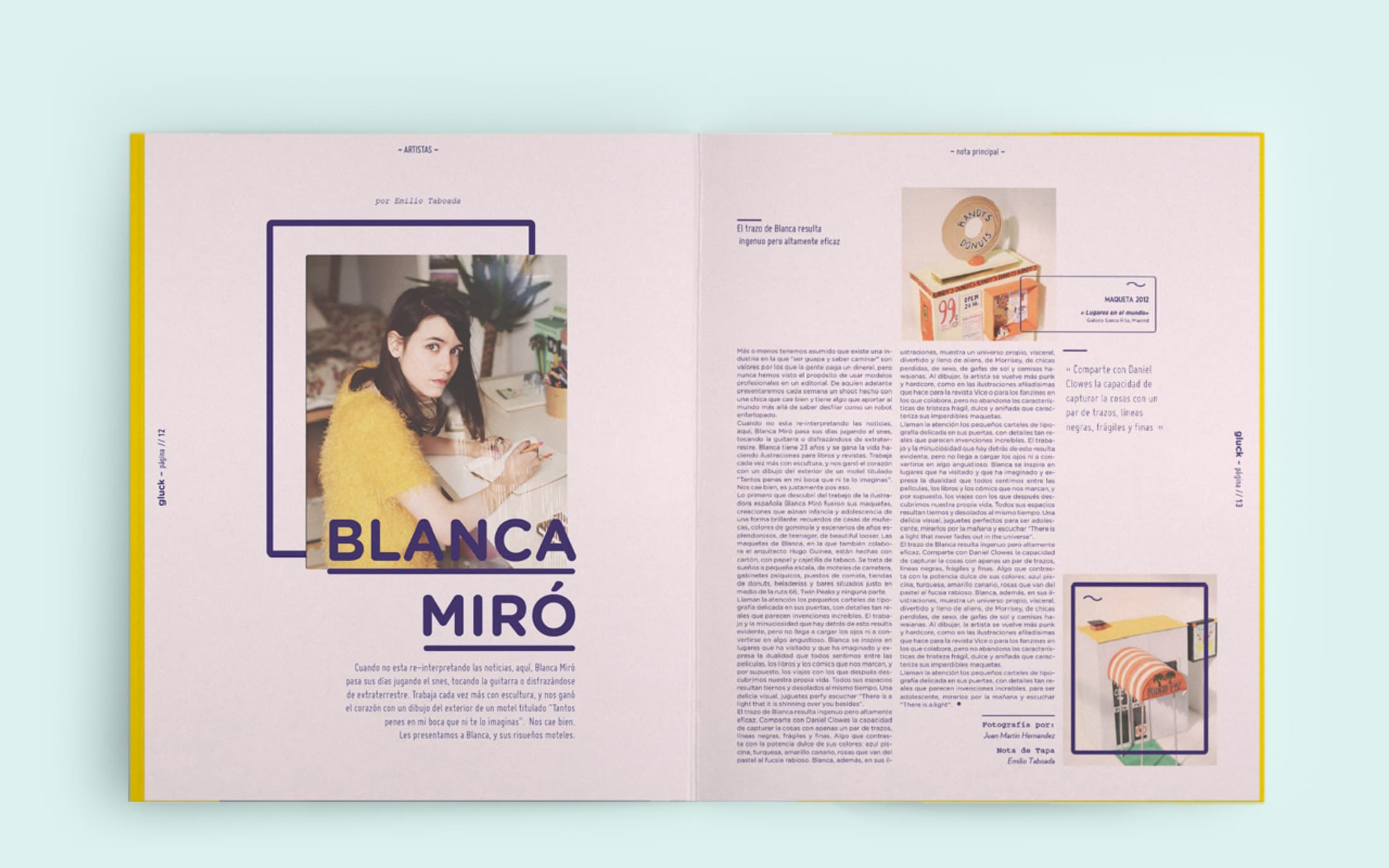Gluck Magazine — Editorial design, art direction, image 8