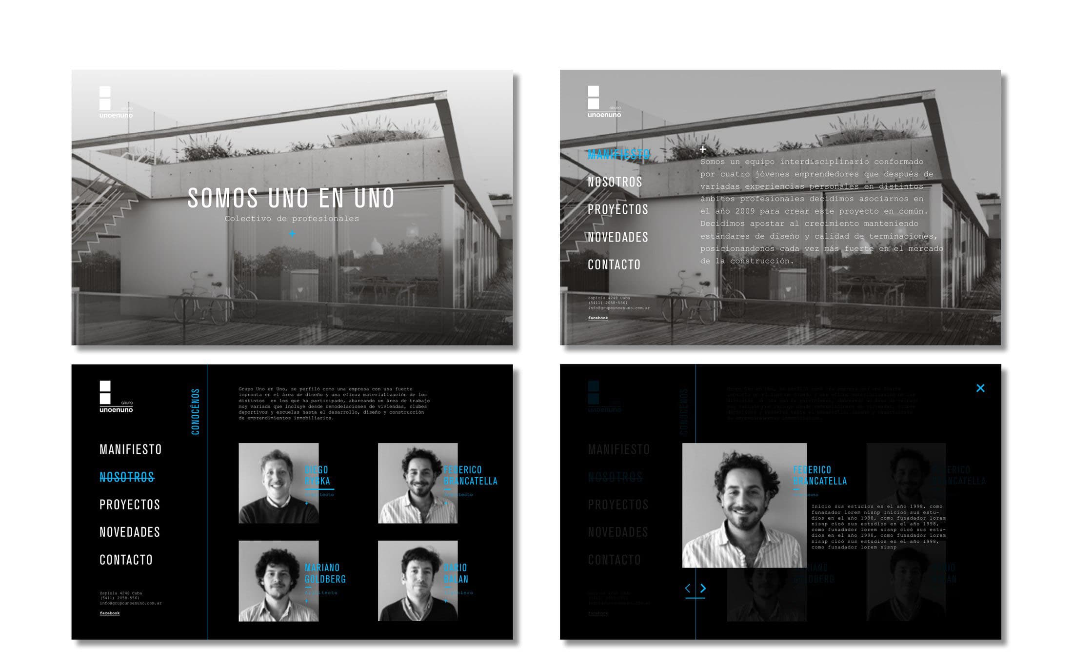 Uno en Uno — Web design, branding, image 1