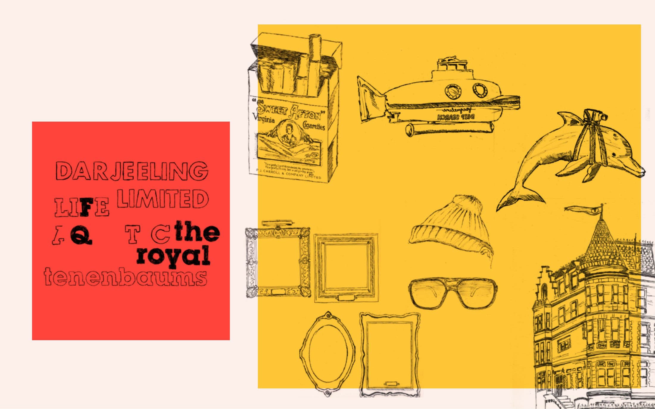 Wes Anderson — Illustration, collage, image 2
