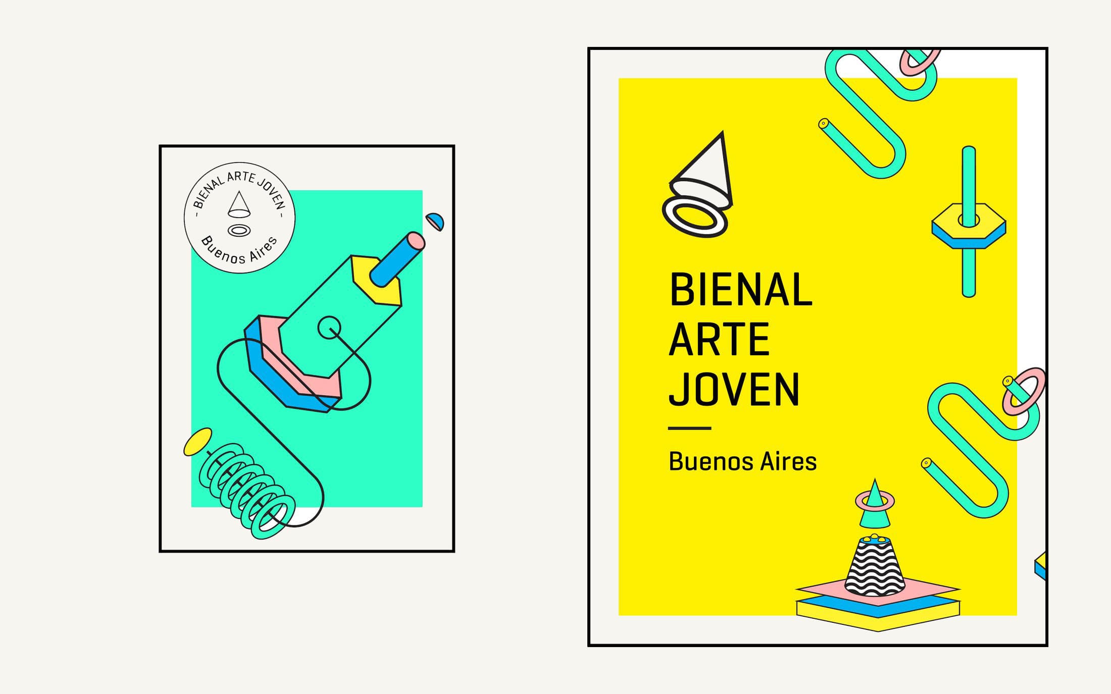 Bienal Arte Joven Buenos Aires — Posters, postcards, flyers, merchandising, brochure, public ads, image 2
