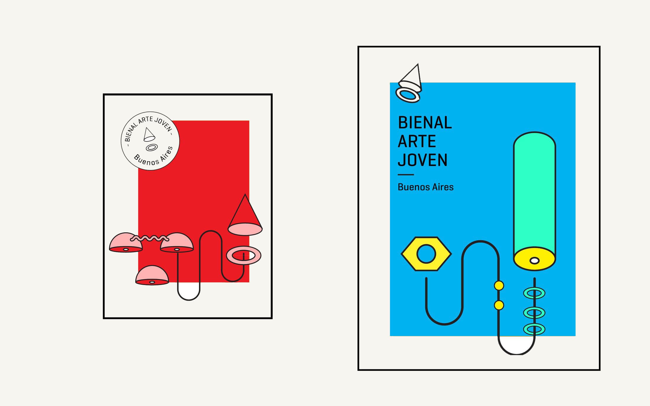 Bienal Arte Joven Buenos Aires — Posters, postcards, flyers, merchandising, brochure, public ads, image 3