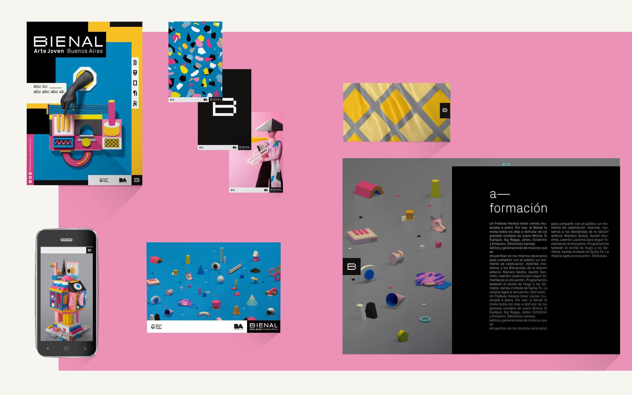 Bienal Arte Joven Buenos Aires — Posters, postcards, flyers, merchandising, brochure, public ads, image 6