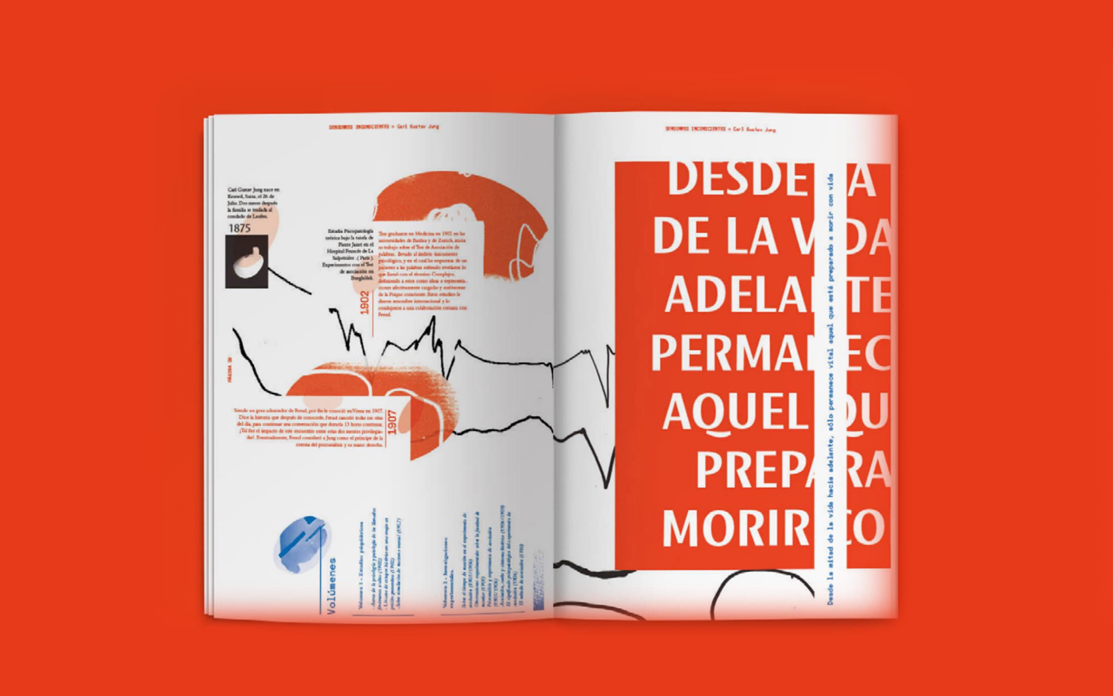 Carl G. Jung — Sensores Inconscientes — Editorial design, illustration, image 4