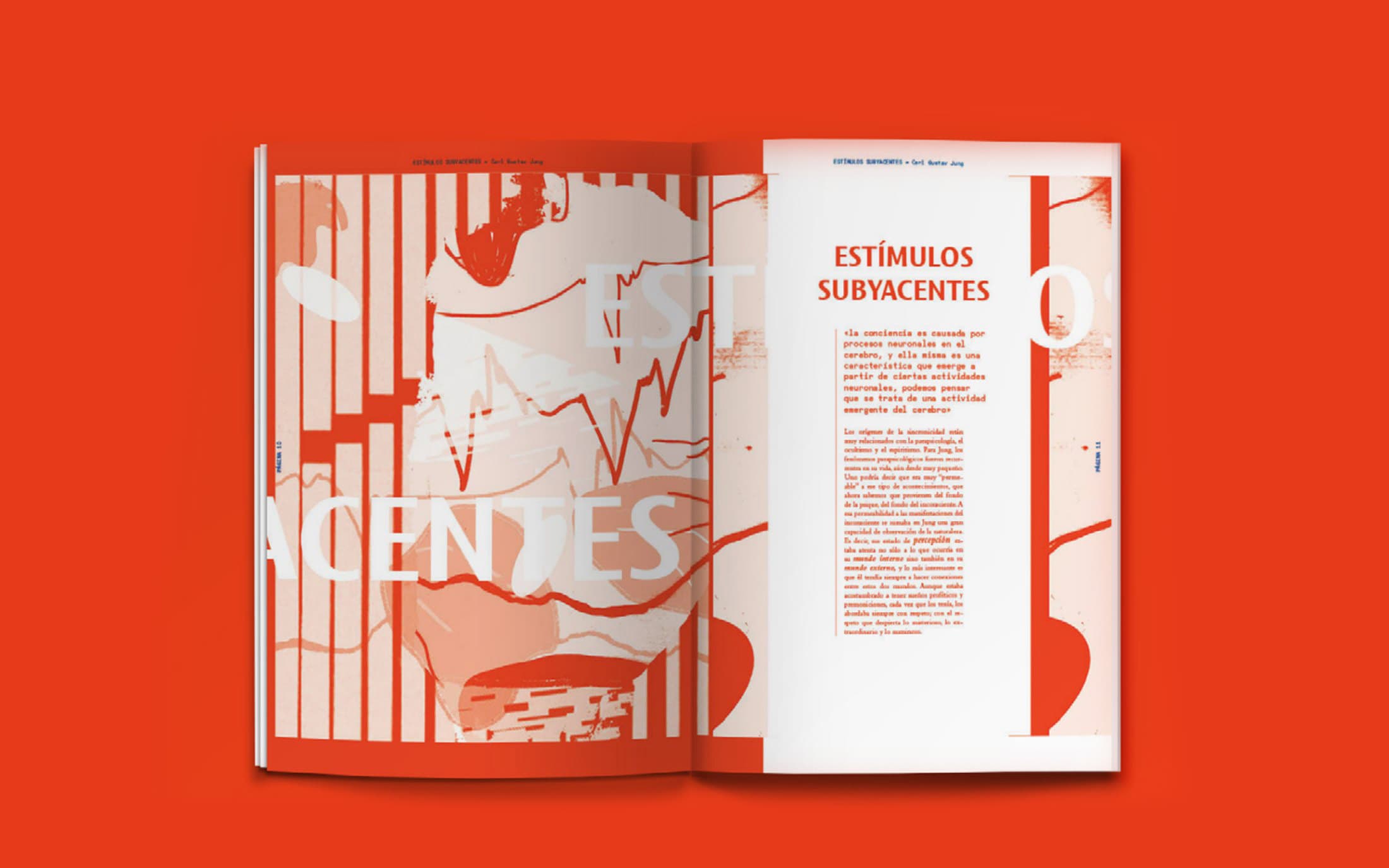 Carl G. Jung — Sensores Inconscientes — Editorial design, illustration, image 6