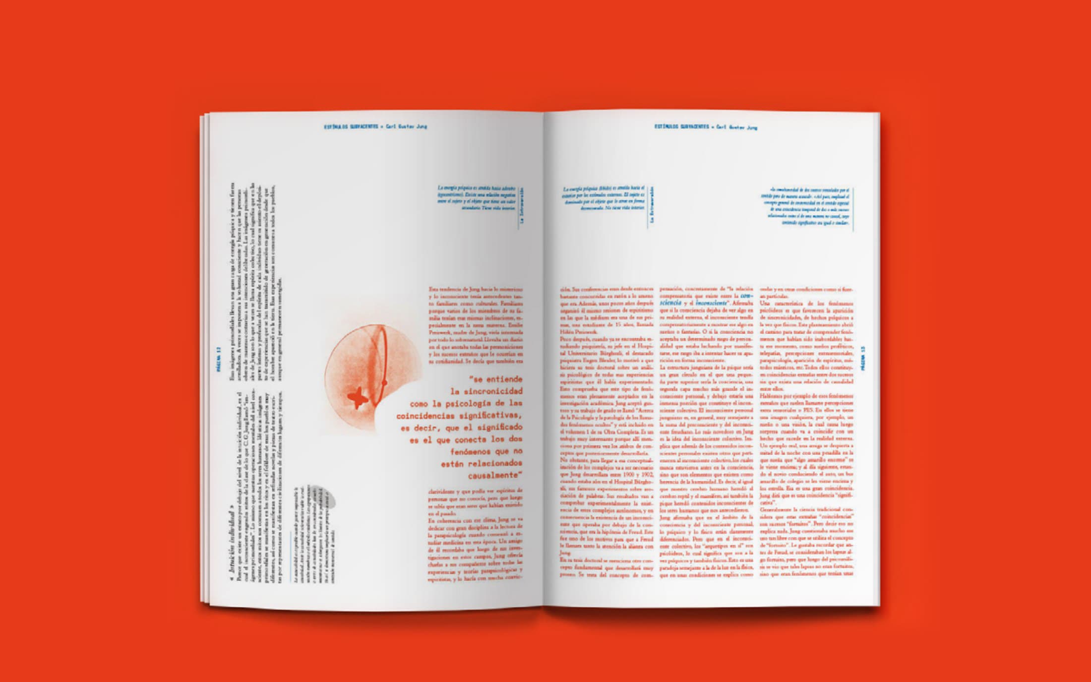 Carl G. Jung — Sensores Inconscientes — Editorial design, illustration, image 7