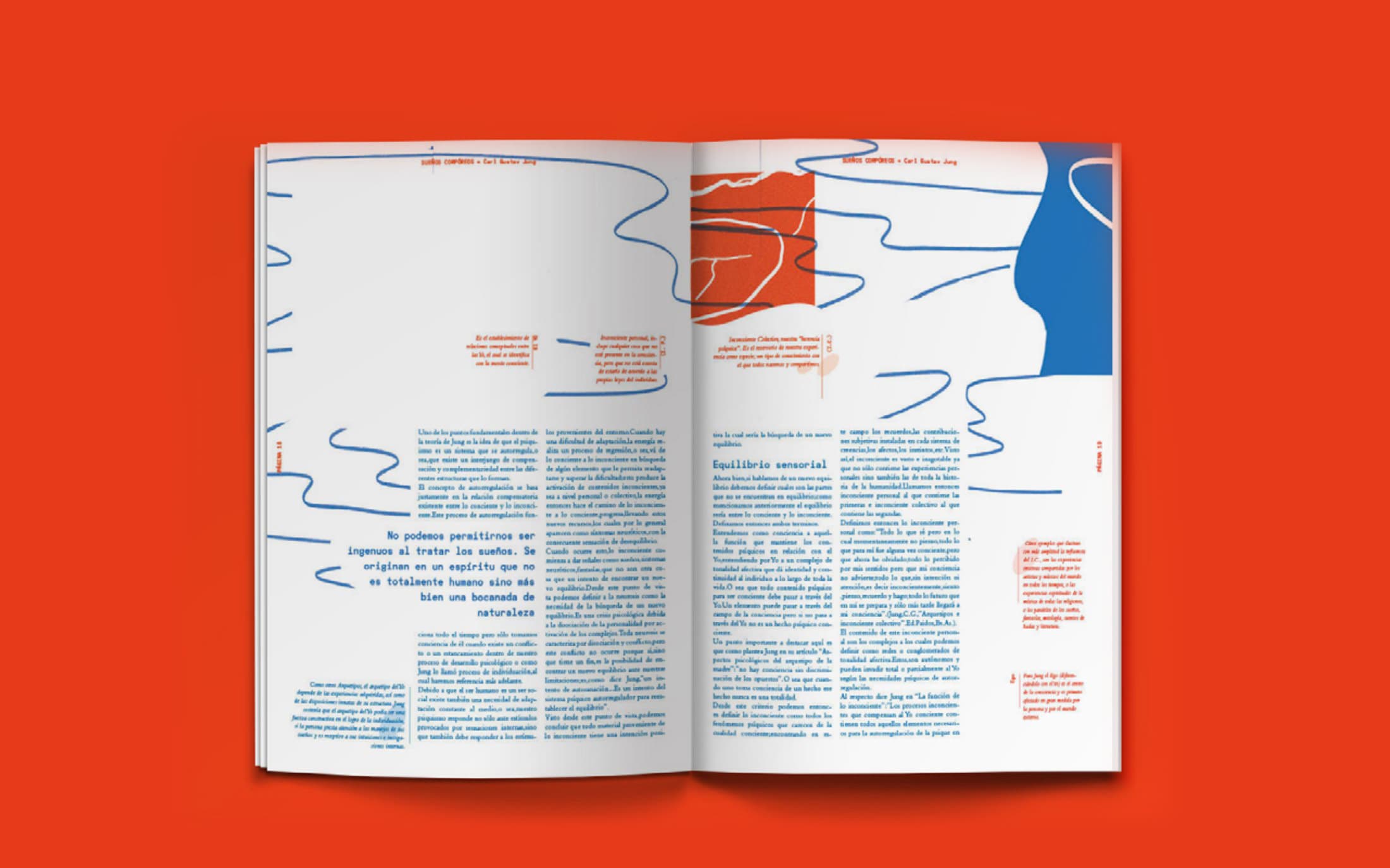 Carl G. Jung — Sensores Inconscientes — Editorial design, illustration, image 11