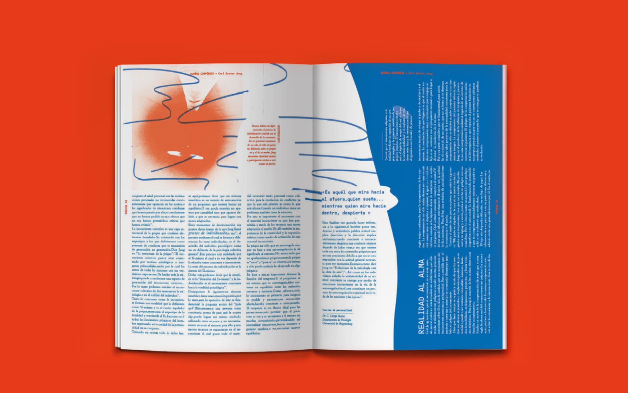 Carl G. Jung — Sensores Inconscientes — Editorial design, illustration, image 12