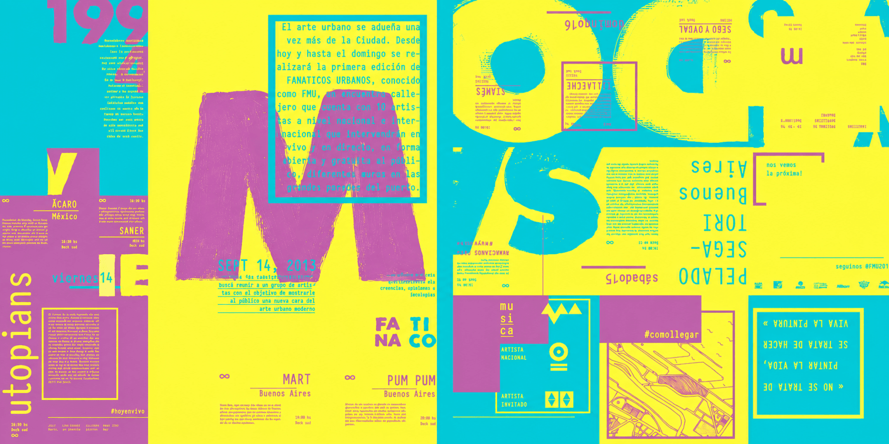 Festival de Muralistas Urbanos — Poster design, image 4
