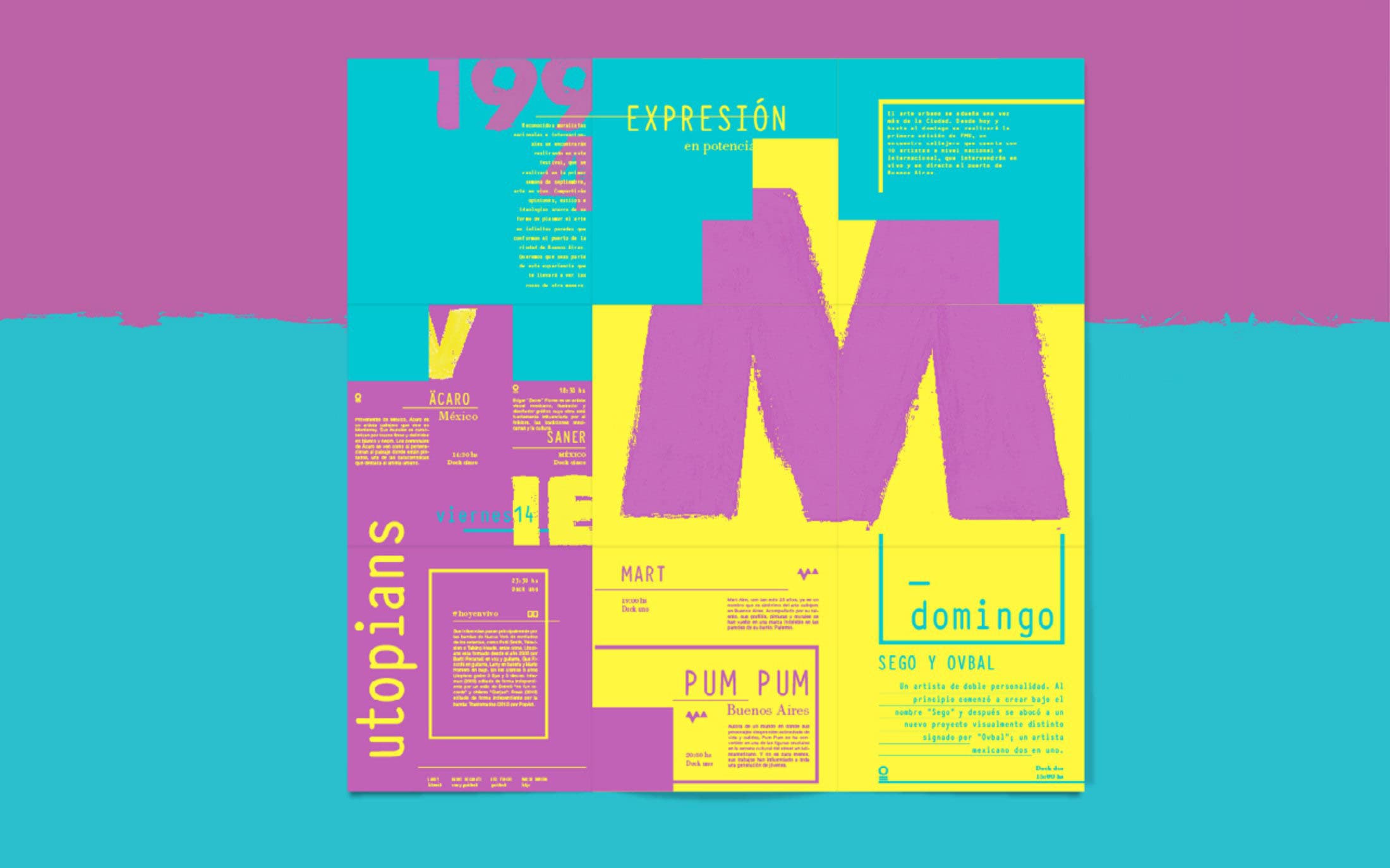 Festival de Muralistas Urbanos — Poster design, image 6